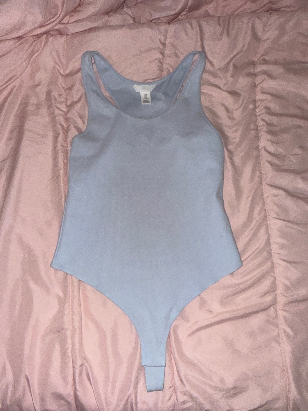 H&M Light Blue Racerback Bodysuit